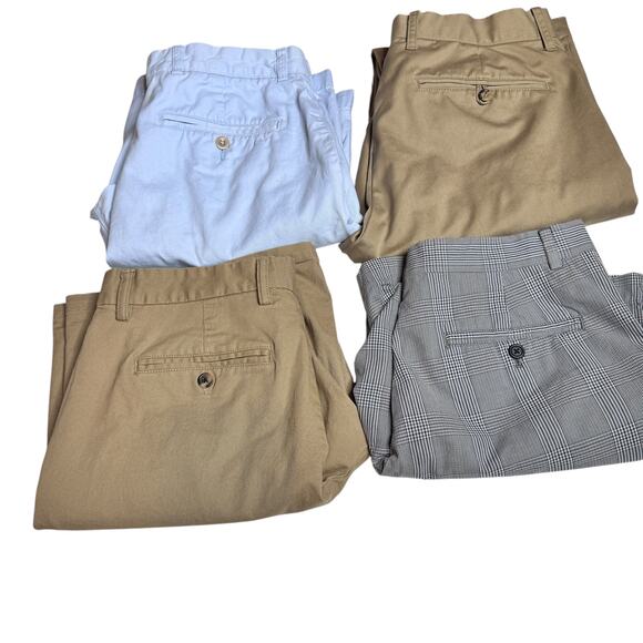 Men's Lot Shorts Pants Dressy Preppy sz 32 J. Crew Gap Old Navy Roundree & Yorke - Picture 2 of 12
